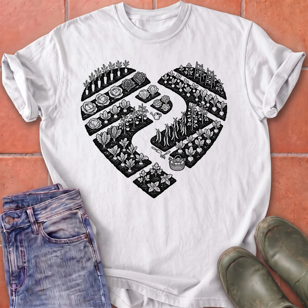 Garden in a Heart T-Shirt