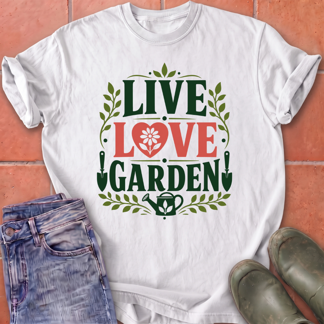 Live, Love, Garden T-Shirt