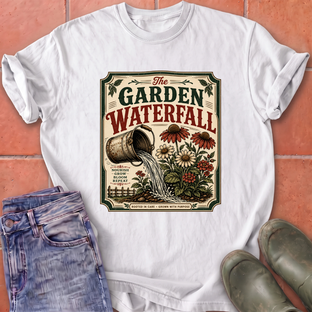 The Garden Waterfall T-Shirt